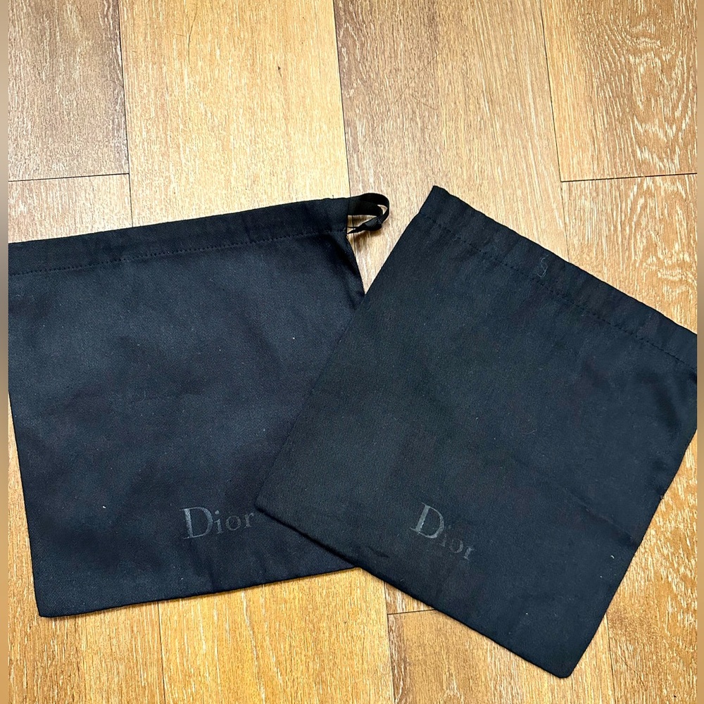 Dior 2x shoes dust bag